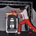 JezO sawing a man in half