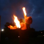 Fire eating