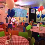 1950's diner set up for party